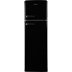 Morris MRS-31243B Retro Ψυγείο Δίπορτο 246lt Υ166.5xΠ55xΒ61.5εκ. Μαύρο